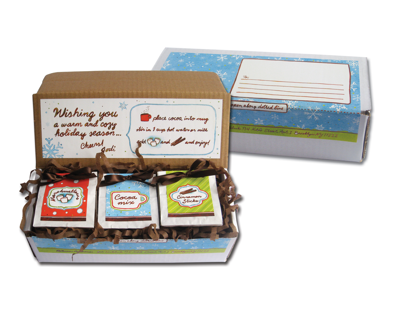 Warm Wishes Holiday Mailer Hello Neighbor Designs